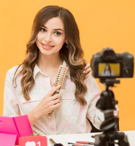 Beauty influencer